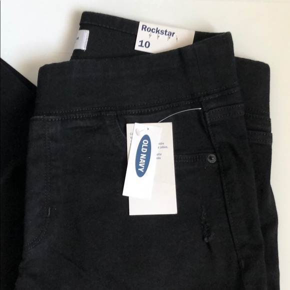 🆕 ROCKSTAR Destructed Raw Edge Jegging OLD NAVY - Picture 9 of 16